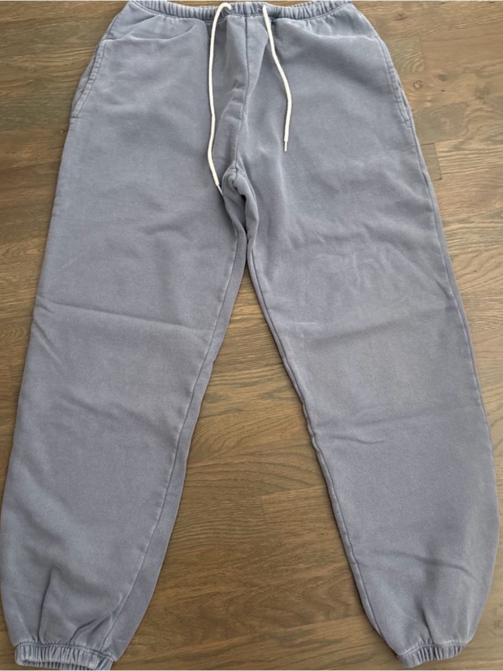 Brandy Melville Light Gray Drawstring Joggers